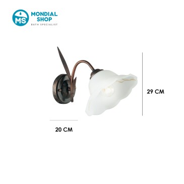 Applique Classica a Fiore Decorato a Mano | Mondialshop