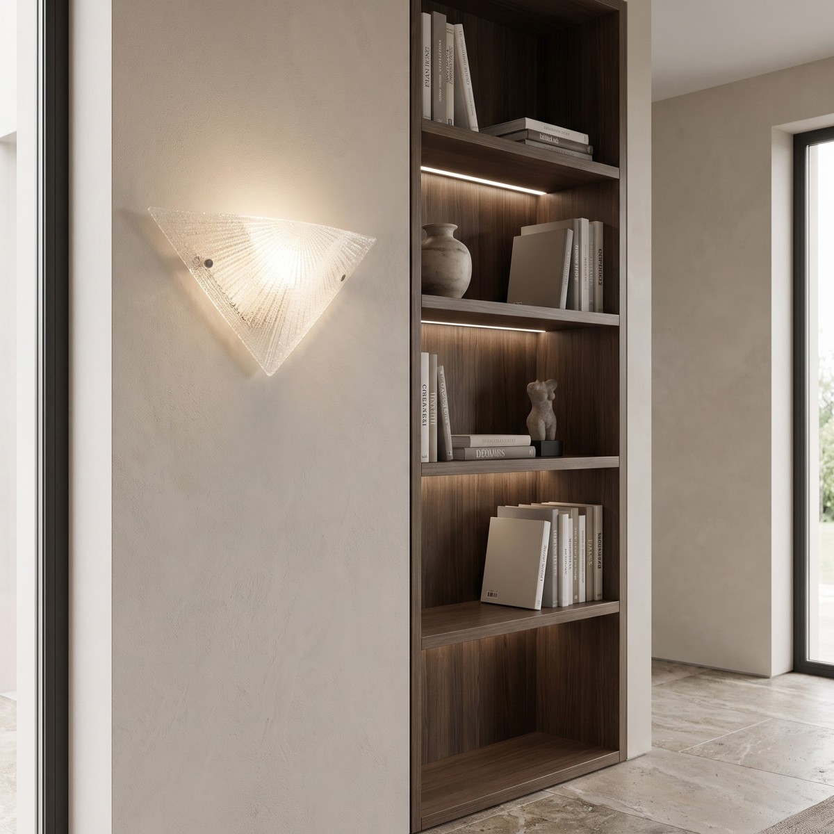 Applique Classica Vetro Diamantato E27 | Mondialshop
