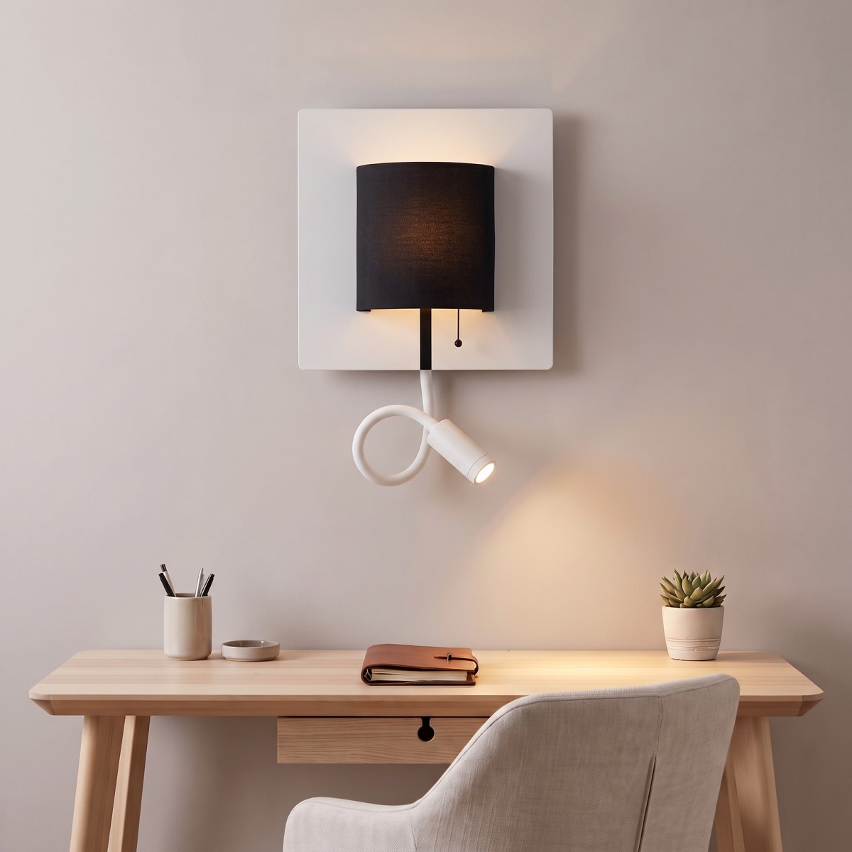 Applique murale LED moderne 9W, blanche ou noire |...