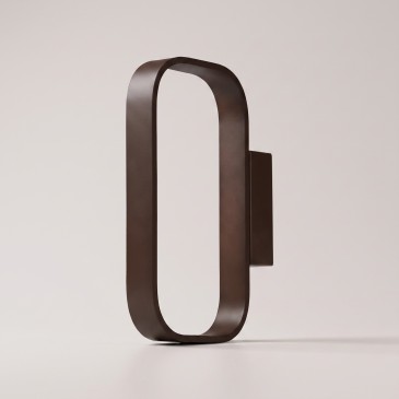 Applique Moderna LED 5W Ovale Marrone