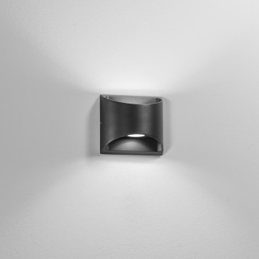 LED-Außenwandleuchte mit Dual-Emission in Weiß oder Schwarz | Mondialshop