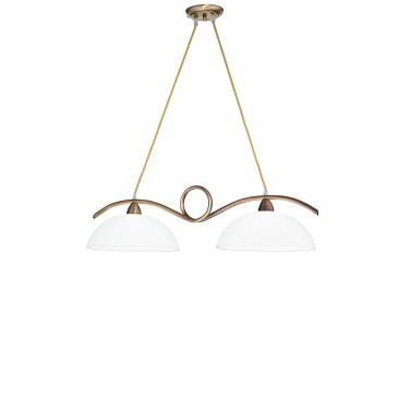 Moderner Kronleuchter aus Chrom oder Bronze | Mondialshop