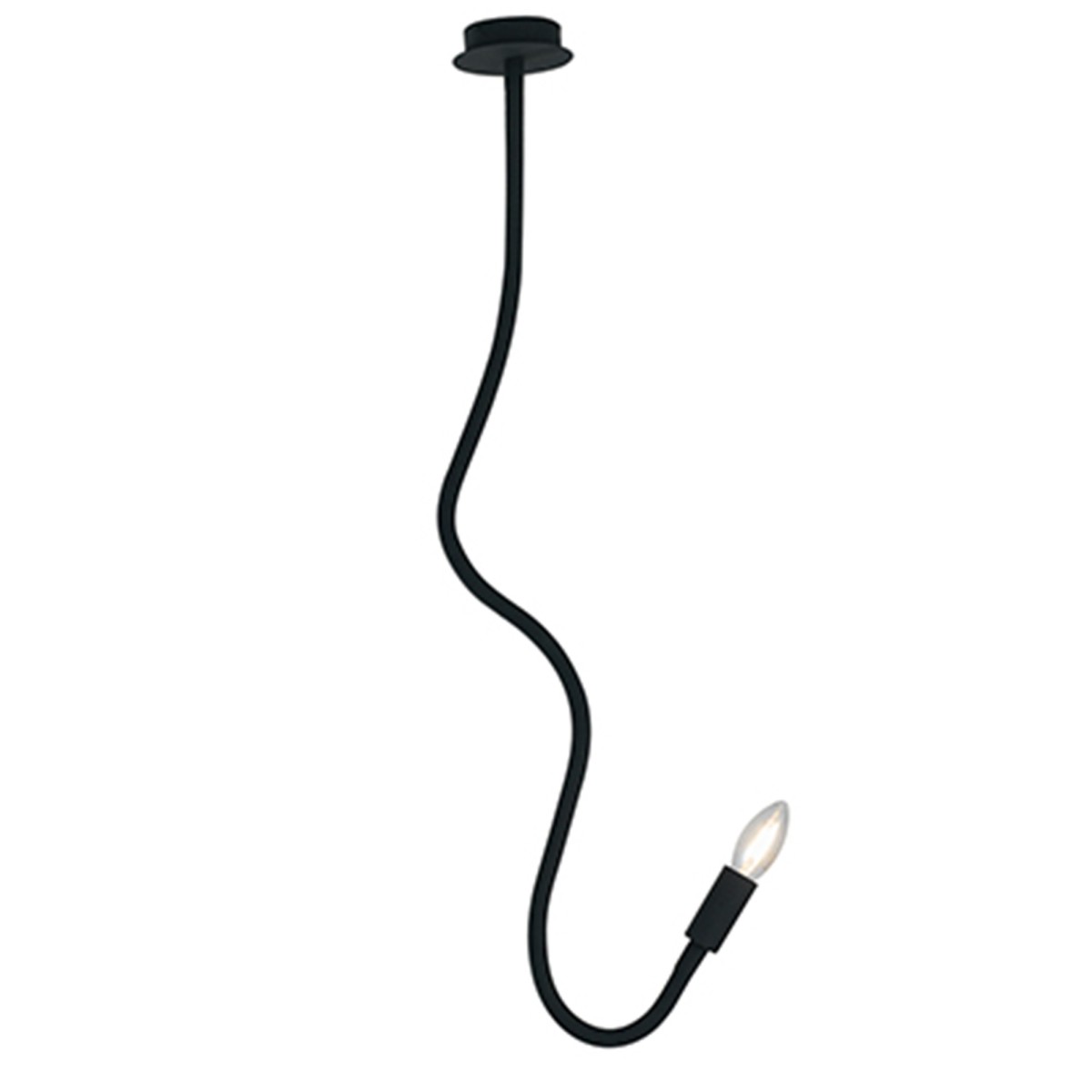Lampadario Moderno Flessibile Bianco o Nero | Mondialshop
