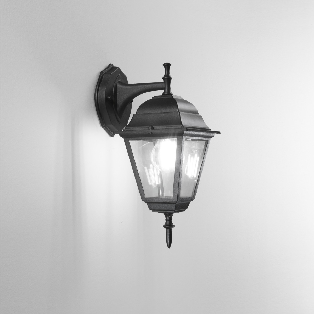 Applique murale extérieure noire E27 60W | Mondialshop