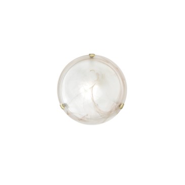 Plafoniera Classica Vetro Tabacco 2 Misure | Mondialshop
