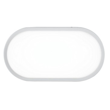 Anthrazitfarbene oder weiße LED-Außendeckenleuchte | Mondialshop