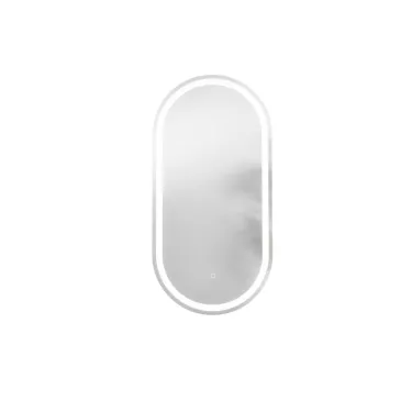 Ovaler LED-CCT-Touch-Badezimmerspiegel | Mondialshop