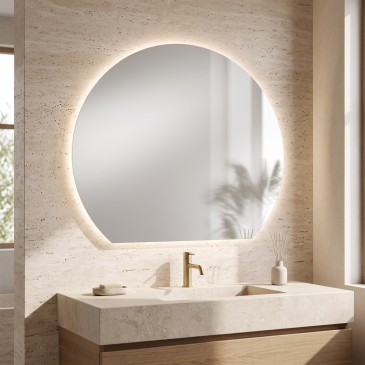 Miroir LED 80 ou 100 cm CCT | Mondialshop