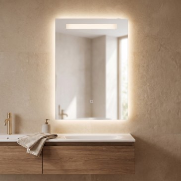 LED-Badezimmerspiegel mit Diffusor und Memory-Funktion | Mondialshop