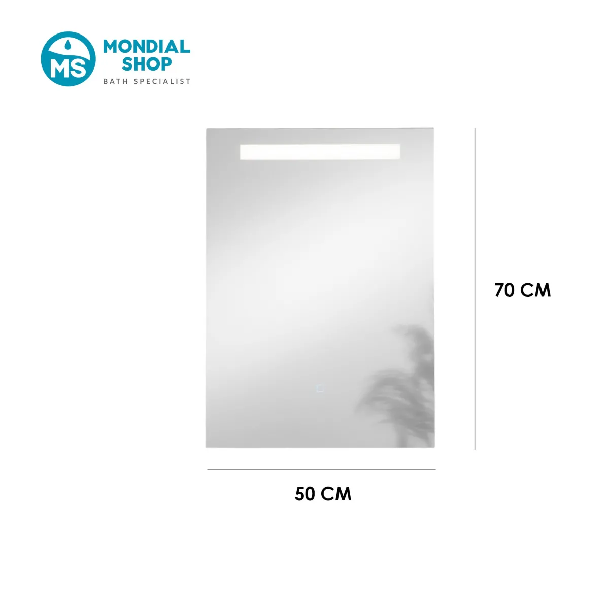 Miroir de salle de bain LED avec diffuseur et fonction...