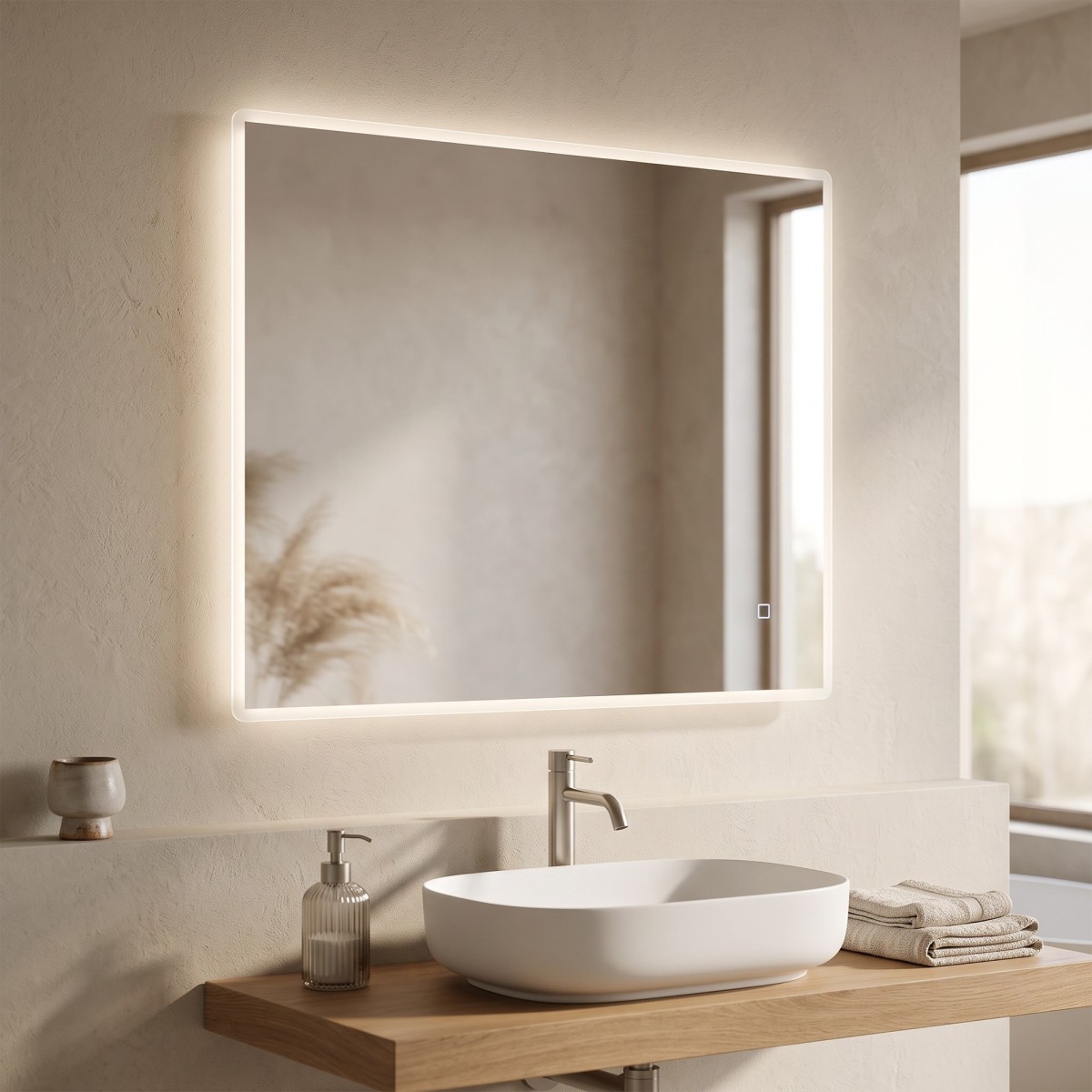 specchio bagno LED di design