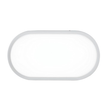 Ovale LED-Deckenleuchte in Anthrazit oder Weiß | Mondialshop