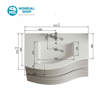 Mobile bagno sospeso bianco in offerta