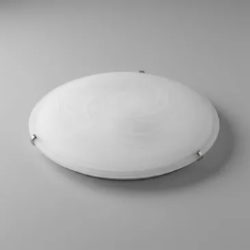Plafonnier blanc classique, 2 tailles | Mondialshop