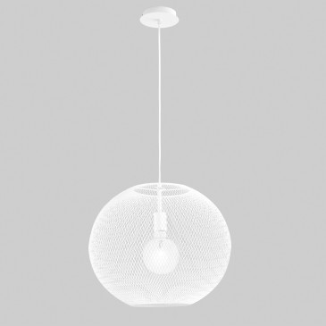 Sospensione a Rete Sferica Metallo E27 | Mondialshop