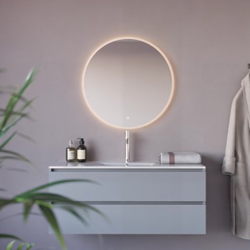 Miroir tactile MIMI 3 couleurs antibuée rétroéclairé par LED