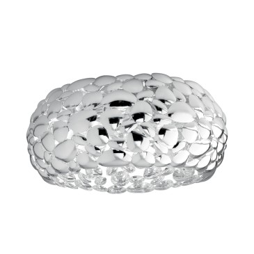 Plafoniera Moderna 60W Bianca o Cromo | Mondialshop