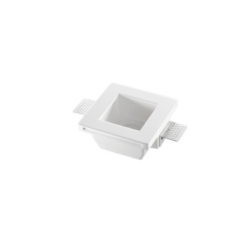 Spot en plâtre carré ou rond à peindre | Mondialshop