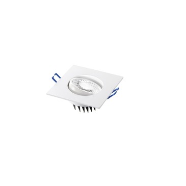 Faretto Orientabile Quadrato Bianco o Nichel | Mondialshop