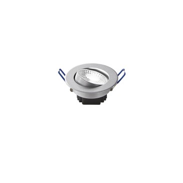 6W verstellbarer runder Strahler in Weiß oder Nickel | Mondialshop
