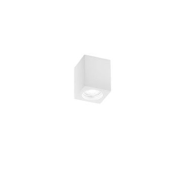 Faretto in Gesso Verniciabile Cubico o Rotondo | Mondialshop