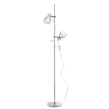 Piantana da Terra Moderna Cromo | Mondialshop