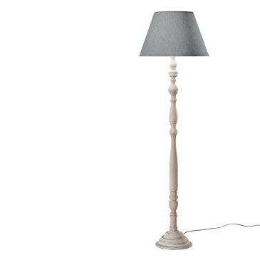Lampadaire en bois naturel H155 cm | Mondialshop