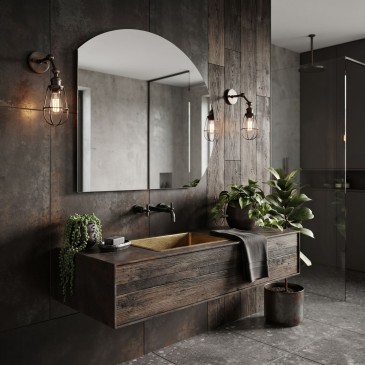 Specchio Bagno Semicircolare LED CCT | Mondialshop