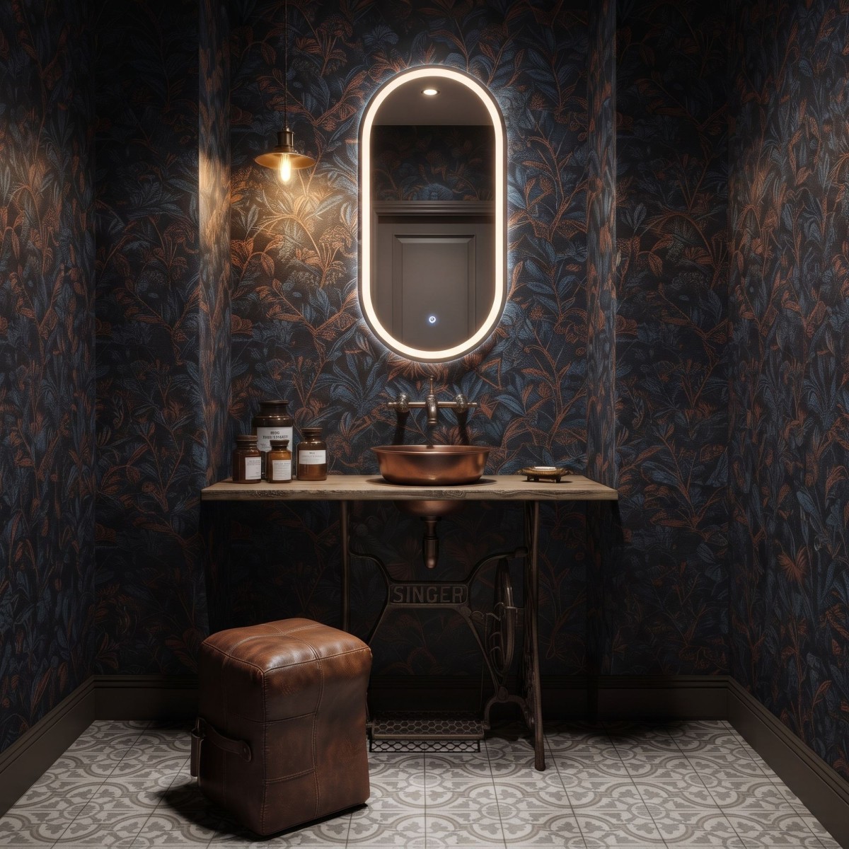 Specchio Bagno Ovale LED CCT Touch | Mondialshop