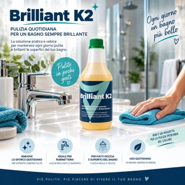 Prodotto per la pulizia giornaliera del bagno BRILLIANT K2