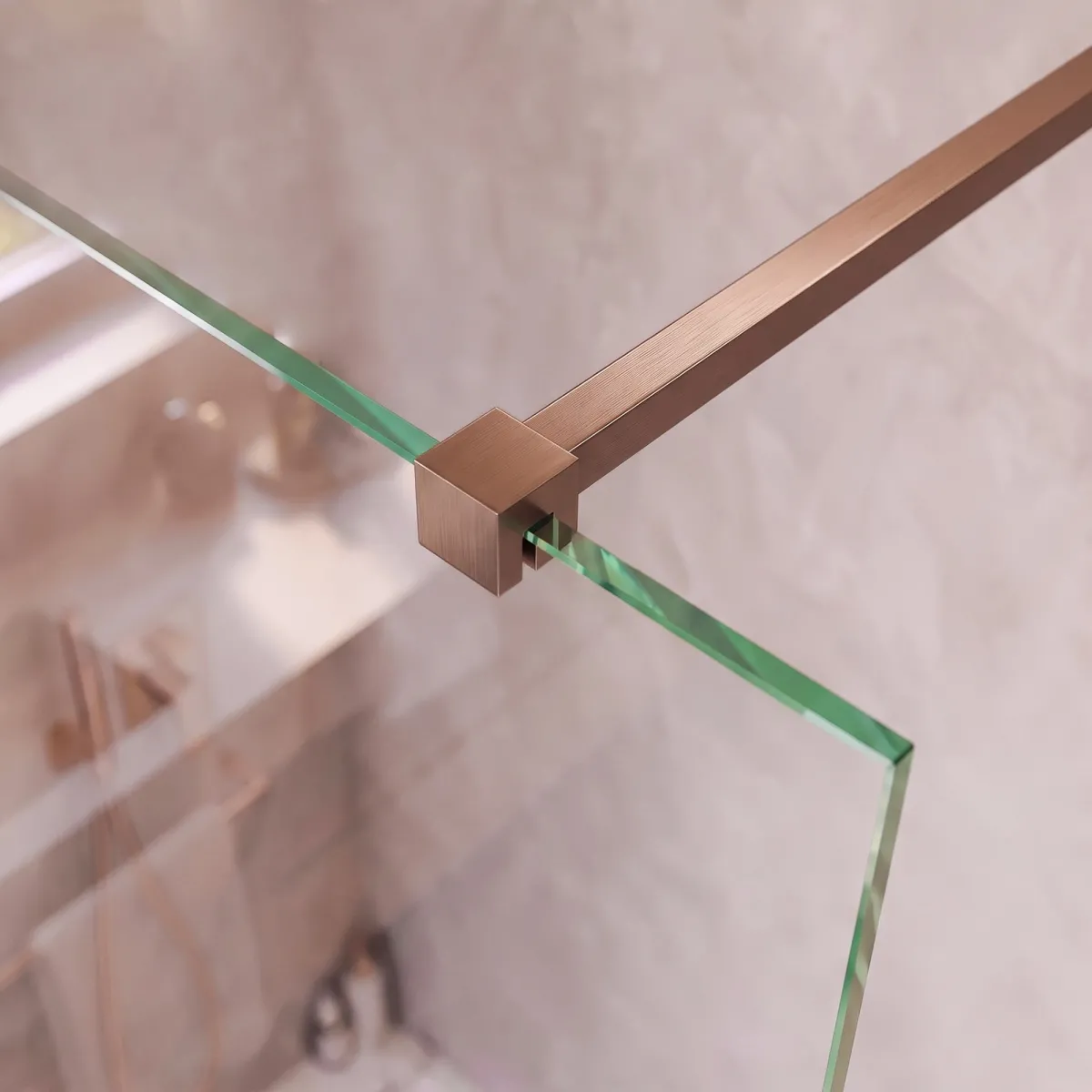 Pareti Doccia Walk-in 70 cm h200 vetro 8mm anticalcare...
