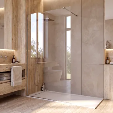 Paroi de douche à l'italienne 130 cm h200 8 mm ISIDE