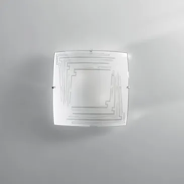 Quadratische Glitzer-Deckenleuchte in 3 Größen | Mondialshop