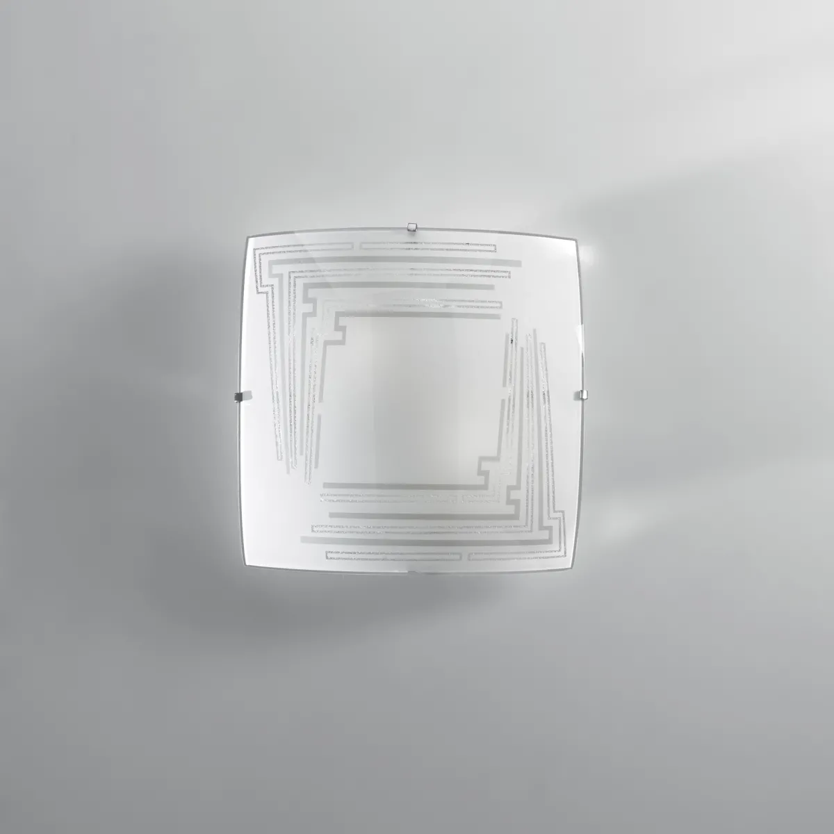 plafoniera moderna quadrata effetto brillantinato,...