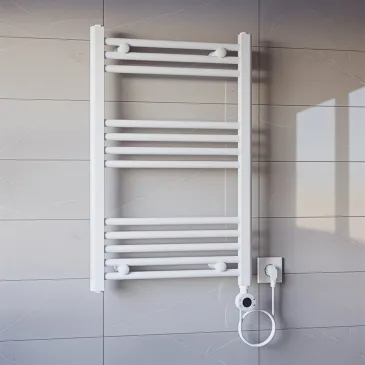 Radiateur électrique 770 x 500 mm, puissance 400 W, thermostat électronique