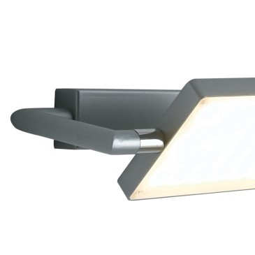 Lampe de lecture en aluminium gris avec diffuseur réglable à 360 ° FanEurope