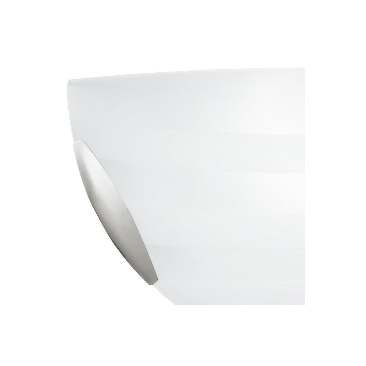 Diffusore in Vetro Bianco con Decoro Satinato a Fasce...