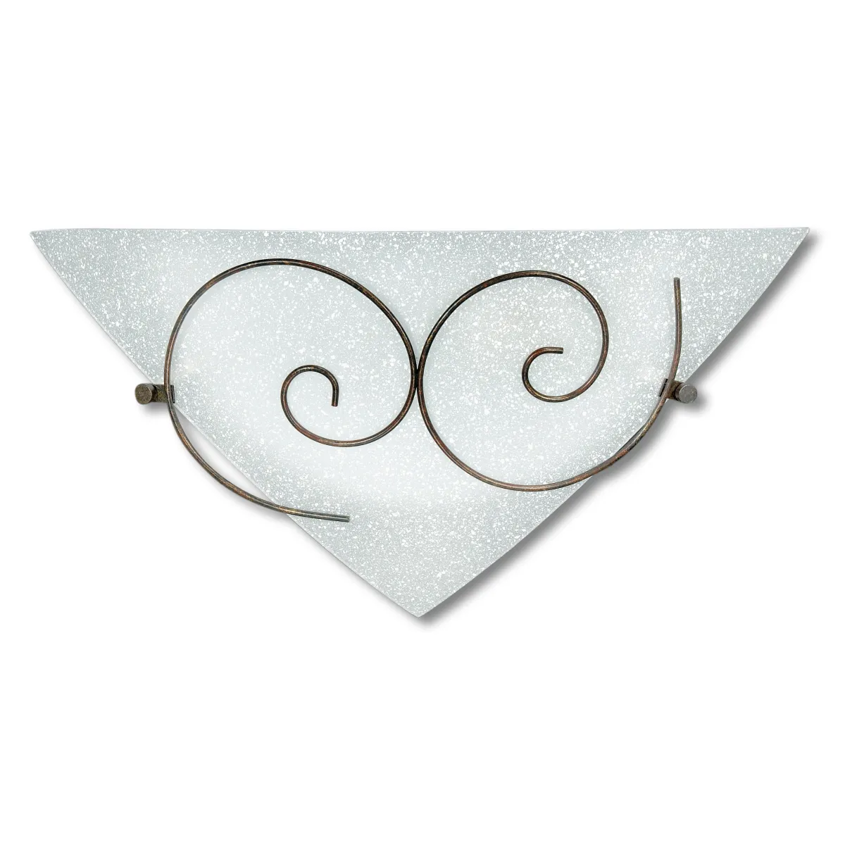 I-070207-8 - Applique Triangolare Riccioli Metallo...