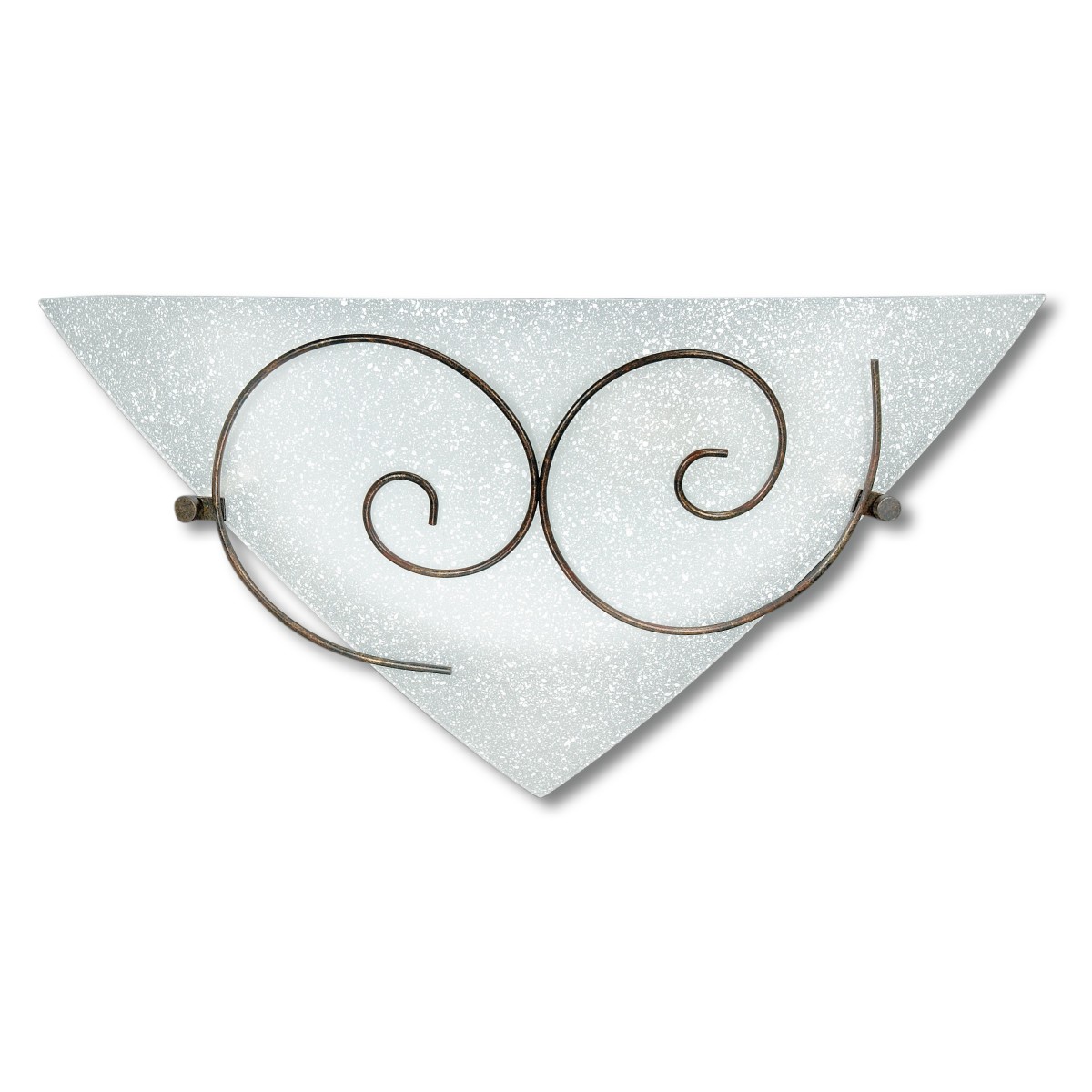 I-070207-8 - Applique Triangolare Riccioli Metallo...