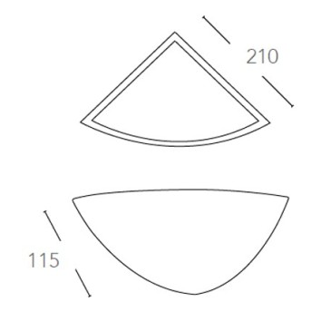Applique d'angle en plâtre...