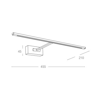 Applique LED Profilo Sottile 4W | Mondialshop