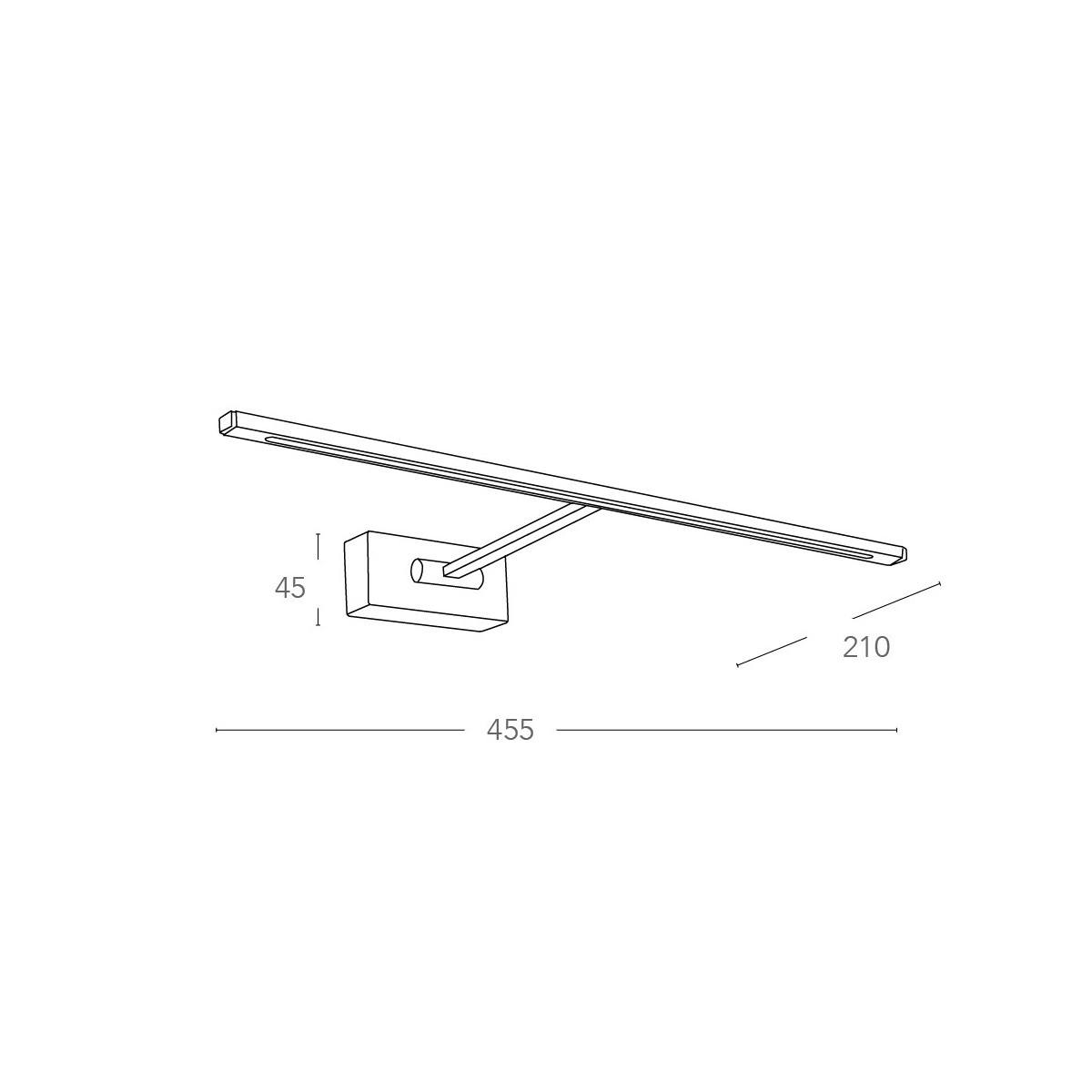 Applique LED Profilo Sottile 4W | Mondialshop