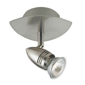 Projecteur moderne en chrome et nickel | Mondialshop