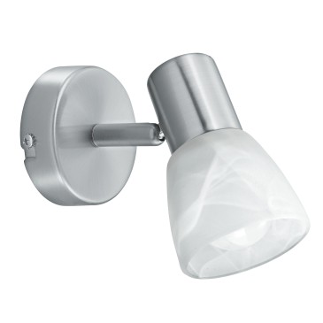 Faretto Spot con Paralume Bianco Sfumato | Mondialshop