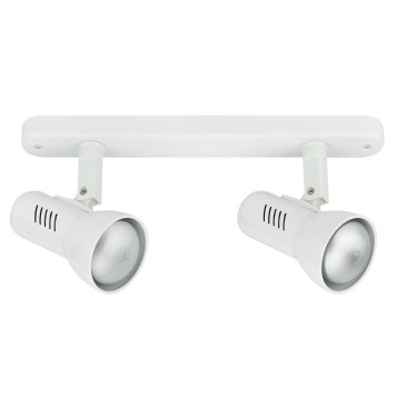 Faretto Spot Doppio Bianco Moderno | Mondialshop