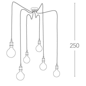 Lampadario Rustico Vintage...