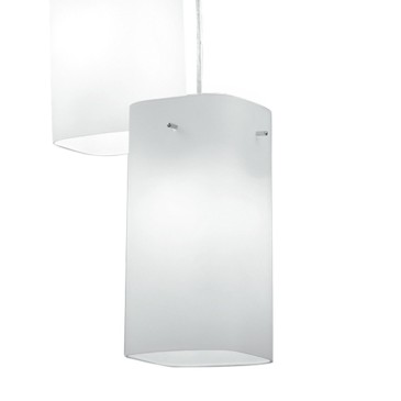 Paralumi Squadrati in Vetro Bianco Linea Square