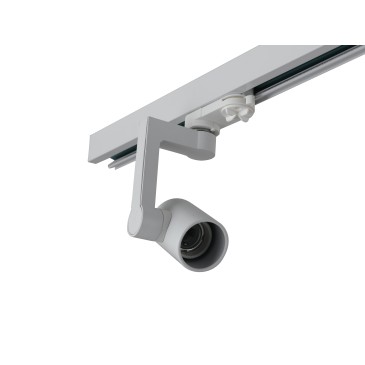 Faretto per binario orientabile di colore bianco 60 watt