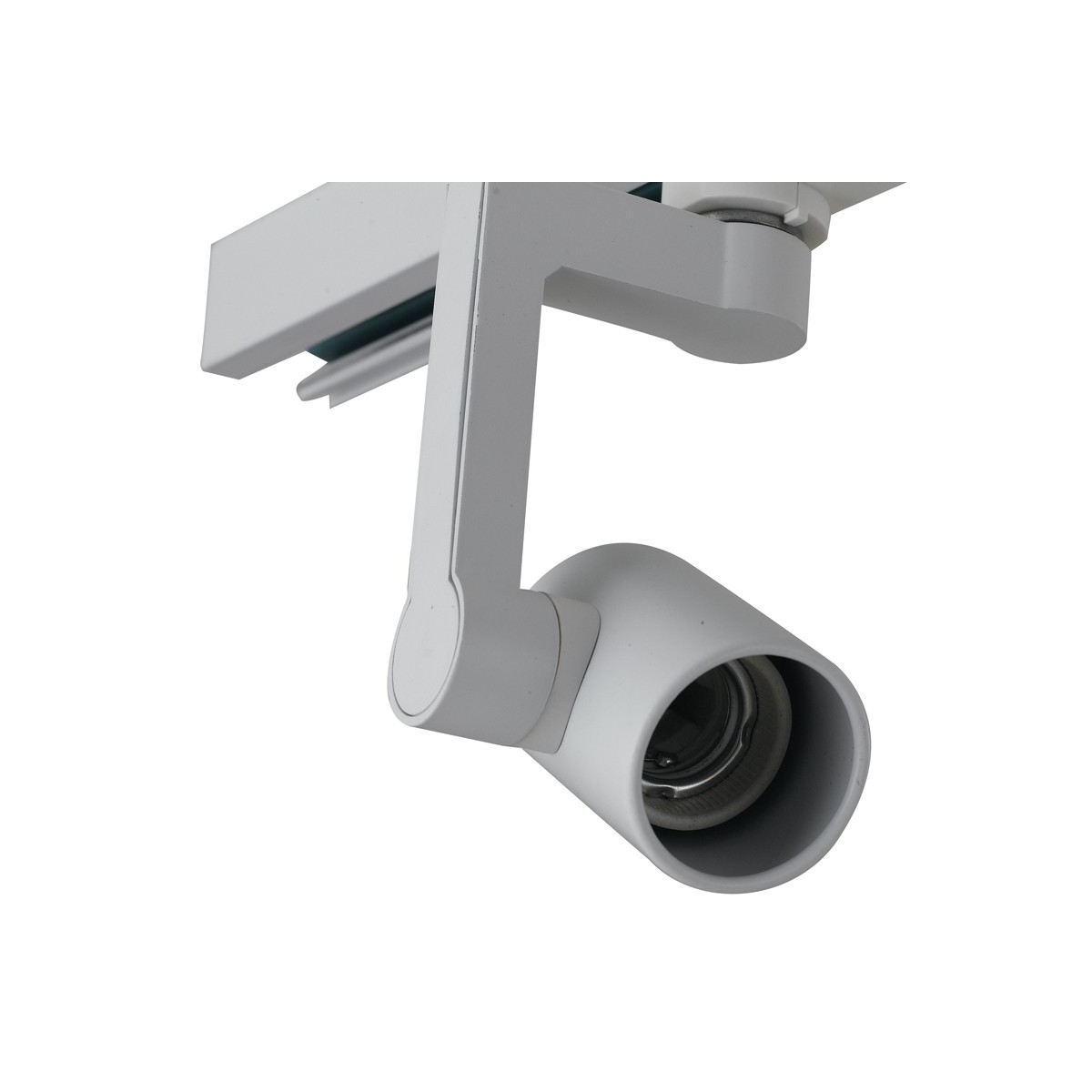 Faretto per binario orientabile di colore bianco 60 watt