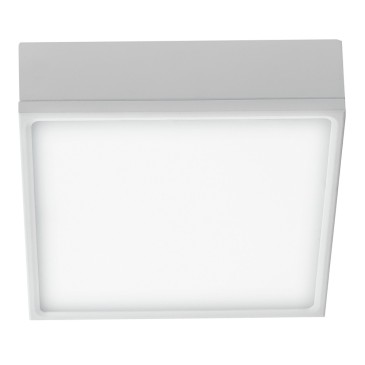 Plafoniera Moderna Quadrata Bianca | Mondialshop